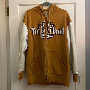 Vintage timberlands, men’s sweat, jacket, size medium camo brown embroidered